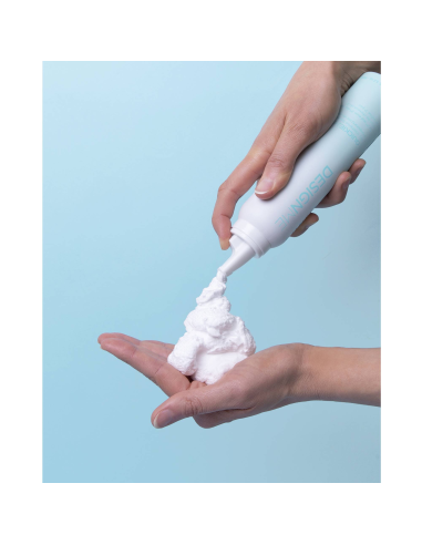 Shampooing sec moussant