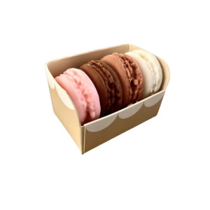 Coffret 4 savons macarons...