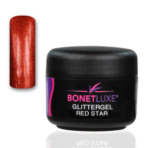 Glitter Gel Red Star