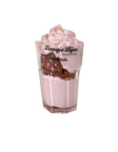 Bougie milkshake avec bijou