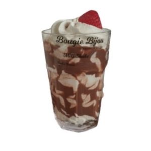 Bougie milkshake avec bijou