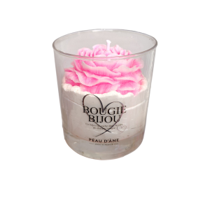 Bougie florale - avec bijou...