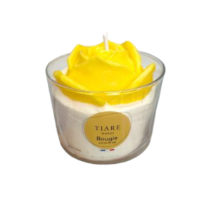 Bougie florale - sans bijou...