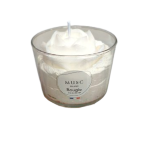 Bougie florale - sans bijou...