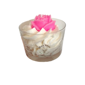 Bougie florale - sans bijou...