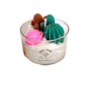 Bougie florale - sans bijou...