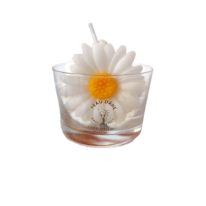 Bougie florale - sans bijou...