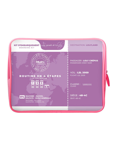Kit d'embarquement pour cheveux crépus