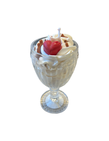 Bougie coupe - Pomme d'amour Bougie coupe - Pomme d'amour