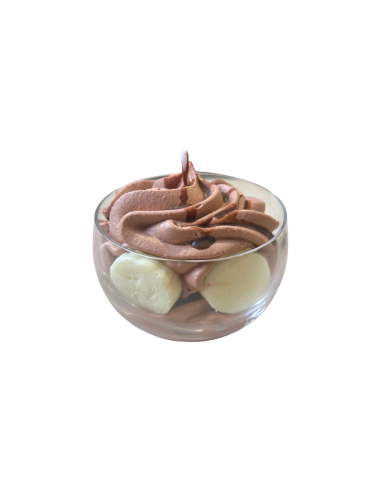 Bougie verrine chantilly - Chocolat...