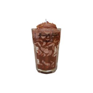 Bougie milkshake strass -avec bijou