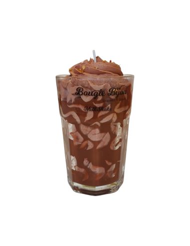 Bougie milkshake strass -avec bijou