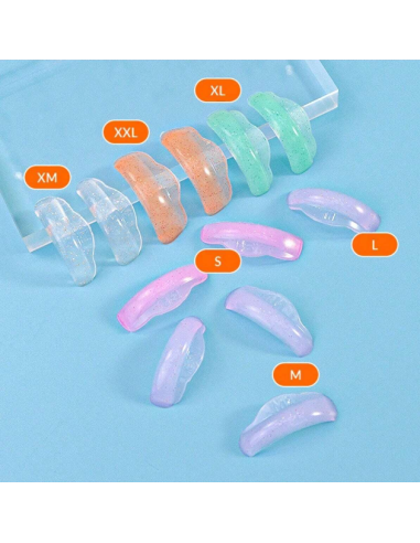 Pads rehaussement de cils - 6 tailles Pads rehaussement de cils - 6 tailles