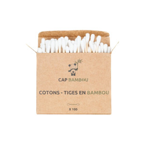Cotons-Tiges en bambou -...