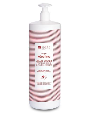 Traitement lissant à la kératine