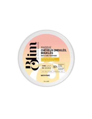 Masque cheveux ondulés bouclés