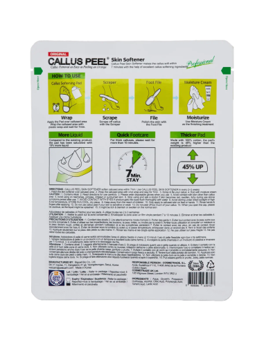 Callus peel masque - 4 pads
