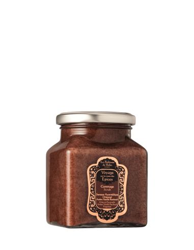 Gommage aux noyaux d'abricots Ayurvédique - Ambre, Vanille, Patchouli