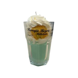 Bougie milkshake strass -avec bijou