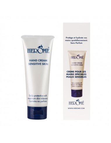 Crème pour les mains peaux sensibles