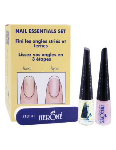 Set essentiel pour ongles stries et...