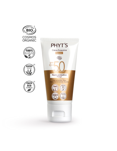 Crème Protectrice Solaire Visage SPF50