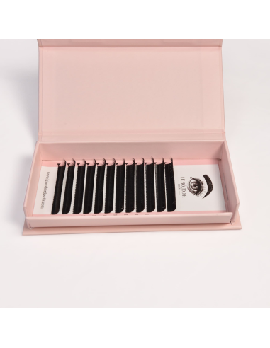 Cil à cil en soie Premium – Noir...