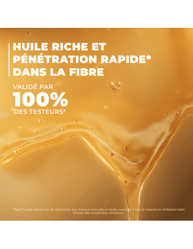 Huile de soin capillaire 3-en-1 Kurl...