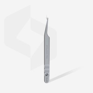 Pince à épiler professionnelle avec les incisions pour cils EXPERT 45 TYPE 2 (type mini "L")