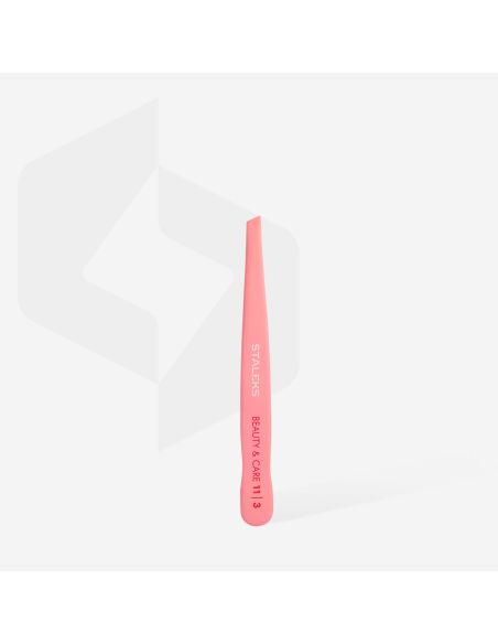 Pinces à épiler pour sourcils BEAUTY & CARE 11 TYPE 3 (mors obliques et larges)