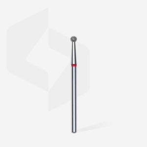 Fraise diamant “boule”,rouge,diamètre 2,7 mm (divisible par 10)