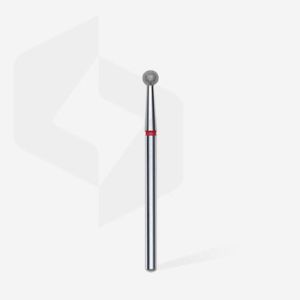 Fraise diamant “boule”,rouge,diamètre 3,5 mm (divisible par 10)