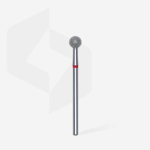 Fraise diamant “boule”,rouge,diamètre 5 mm (divisible par 10)