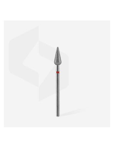 Fraise diamanté "Tulipe" Rouge diamètre: 5.0 mm, 12 mm (10 pièces)