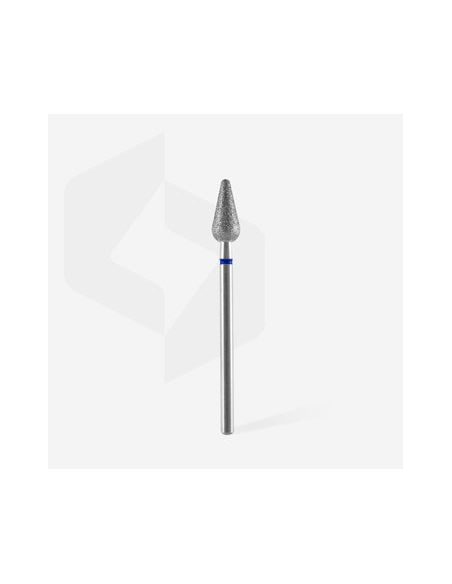 Fraise diamanté "Poire Ronde" Bleu diamètre: 5.0 mm, 12 mm (10 pièces)