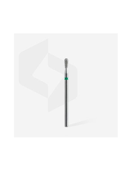 Fraise diamantée « Allumette » verte, diamètre 2,3 mm, partie active 5 mm