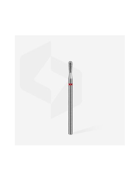 Fraise diamantée « Allumette » rouge, diamètre 2,3 mm, partie active 5 mm
