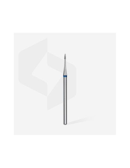 Fraise diamantée Mini-flamme bleue, diamètre 1 mm, partie active 3 mm