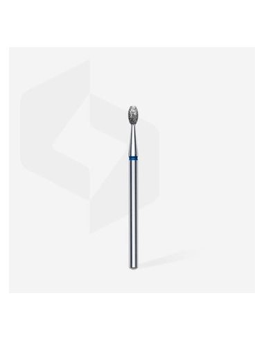 Fraise diamantée « Olive » bleue, diamètre 2,5 mm, partie active 5 mm