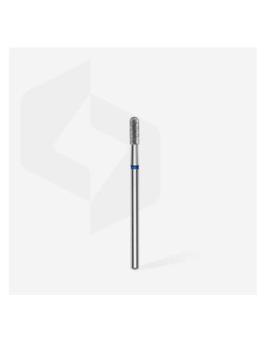 Fraise diamant “cylindre arrondi”, bleu, diamètre 2,3 mm / longueur de la partie de travail 6,5 mm (divisible par 10)
