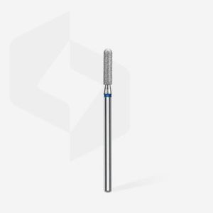 Fraise diamant “cylindre arrondi”, bleu, diamètre 2,5 mm / longueur de la partie de travail 10 mm (divisible par 10)