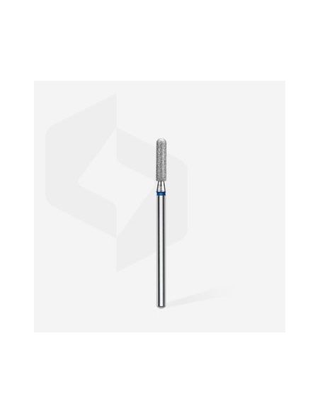 Fraise diamant “cylindre arrondi”, bleu, diamètre 2,5 mm / longueur de la partie de travail 10 mm (divisible par 10)