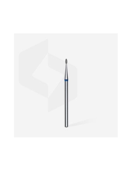 Fraise diamant "bourgeon arrondi",bleu, diamètre 1,2 mm / longueur de la partie de travail 3 mm (divisible par 10)