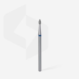 Fraise diamant "bourgeon pointé", bleu, diamètre 1,8 mm / longueur de la partie de travail 4 mm (divisible par 10)