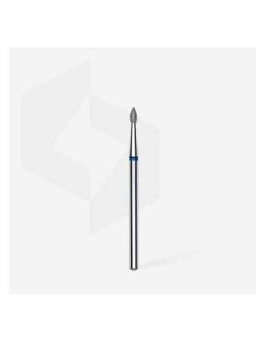 Fraise diamant "bourgeon pointé", bleu, diamètre 1,8 mm / longueur de la partie de travail 4 mm (divisible par 10)