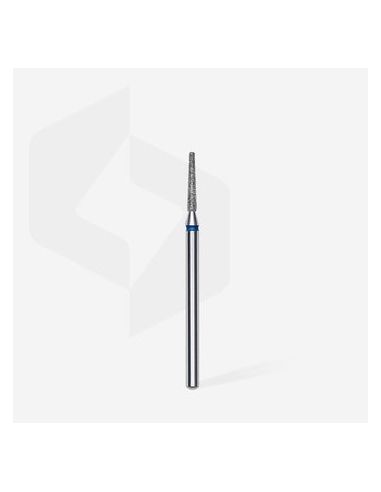 Fraise diamant "cône tronqué",bleu, diamètre 1,6 mm / longueur de la partie de travail 10 mm (divisible par 10)