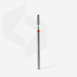 Fraise diamant "cône tronqué", rouge, diamètre 2,5 mm / longueur de la partie de travail 8 mm (divisible par 10)