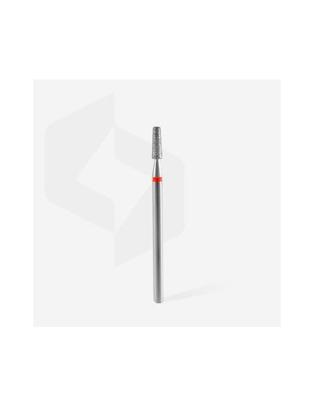 Fraise diamant "cône tronqué", rouge, diamètre 2,5 mm / longueur de la partie de travail 8 mm (divisible par 10)