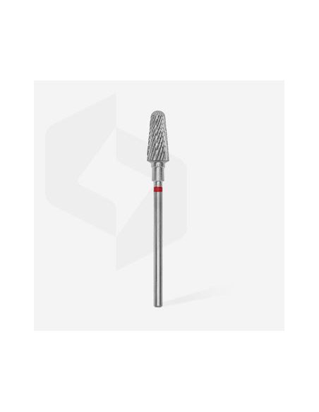 Fraise en carbure de tungstène"cône", rouge, diamètre 6 mm / longueur de la partie de travail 14 mm