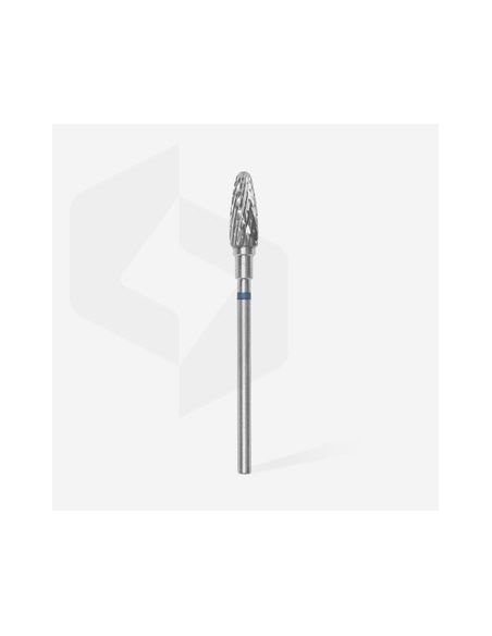 Fraise en carbure de tungstène"maïs", bleu, diamètre 5 mm / longueur de la partie de travail 13 mm